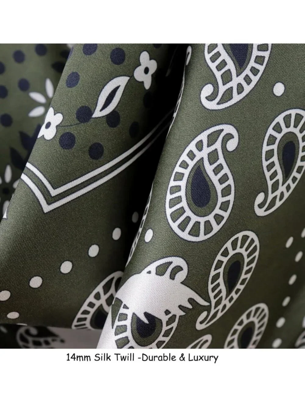 Luxurious 100% Mulberry Silk Scarf - 35